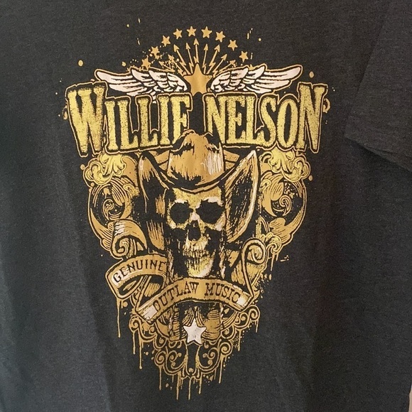 Zion Rootswear 2021 Men's Size Medium 'Willie Nelson Genuine Outlaw Music' - Picture 5 of 9